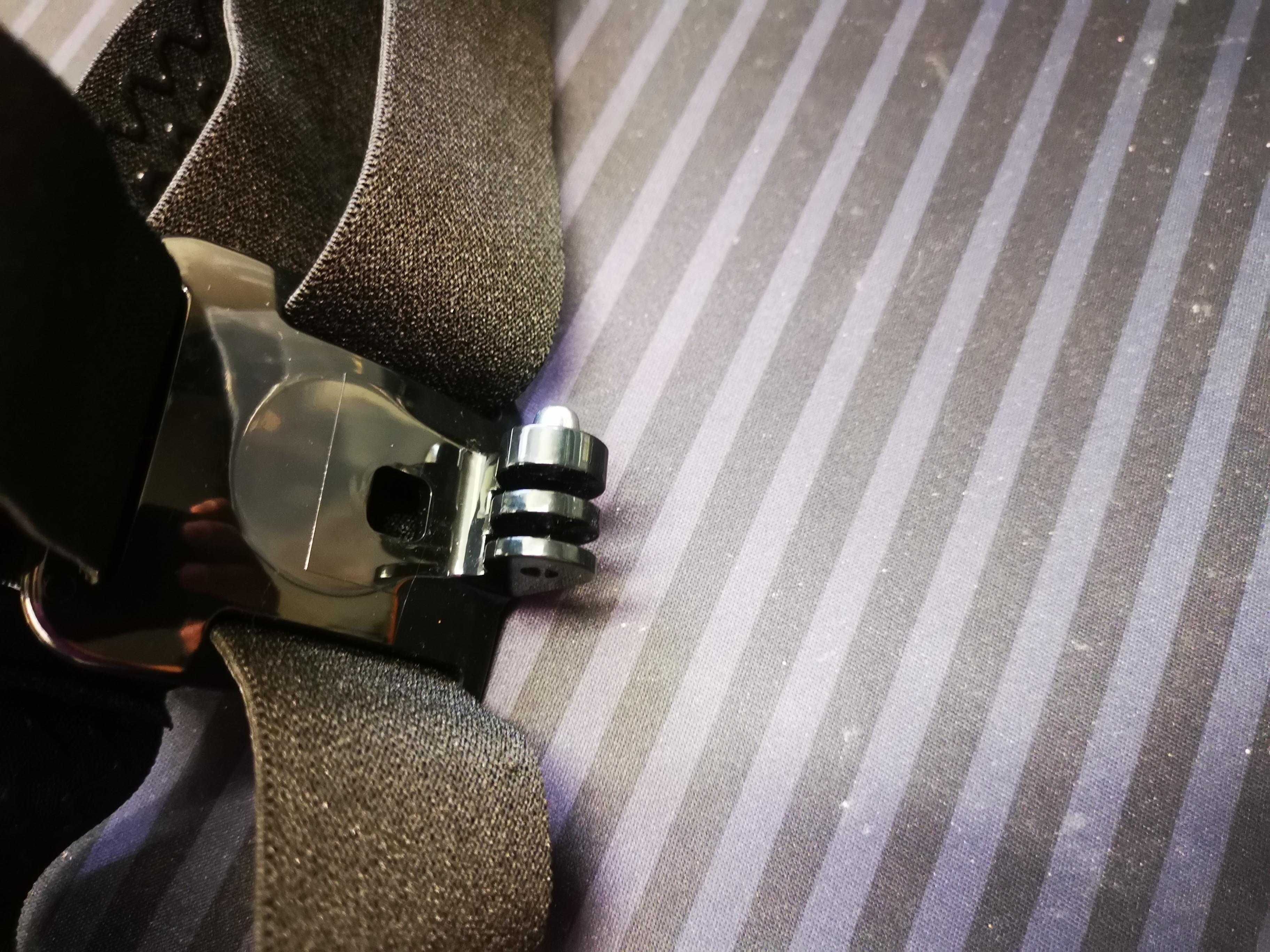 Suporte cabeça com alças câmara ação