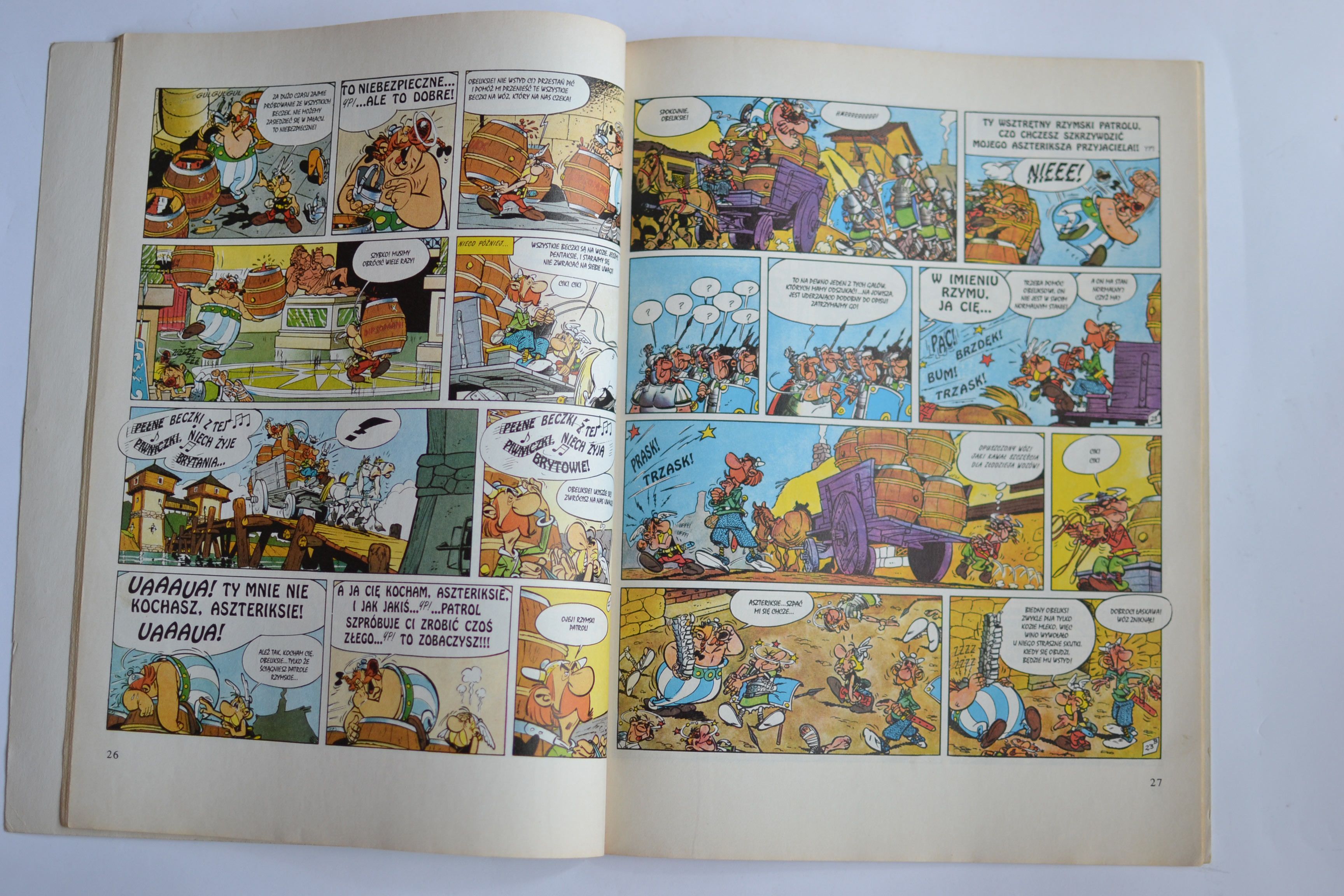 Komiks: Asterix #8 Asteriks u Brytów 1992 Egmont Biała seria