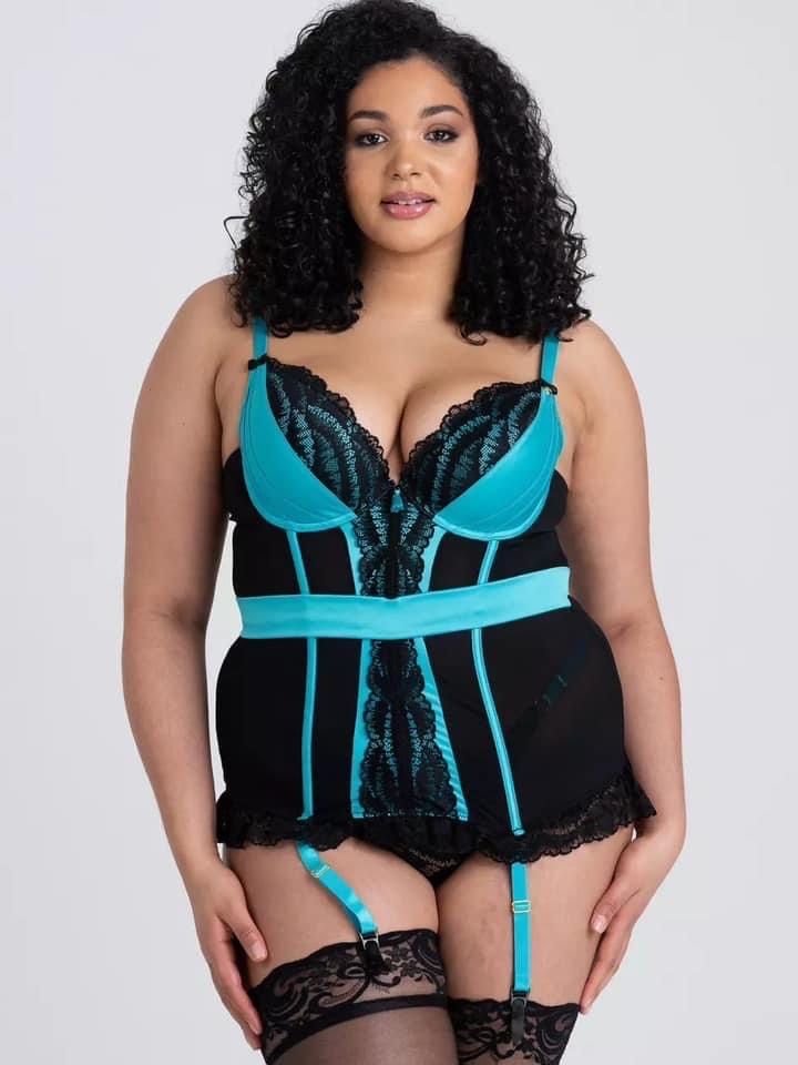 Блакитний комплект імператриця lovehoney plus size!Наложка