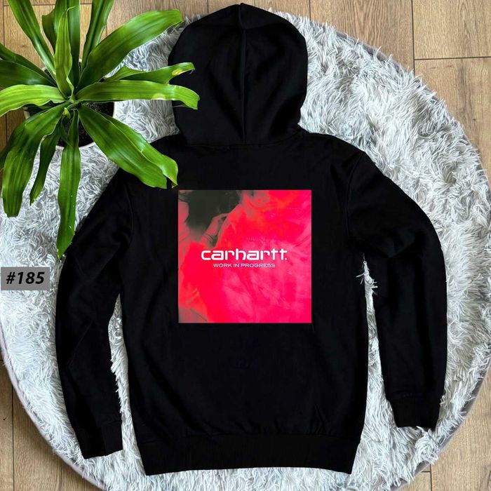БЕЗ ПЕРЕДПЛАТ » Черное Худи CARHARTT Red Gradien » Новая Кофта Кархарт