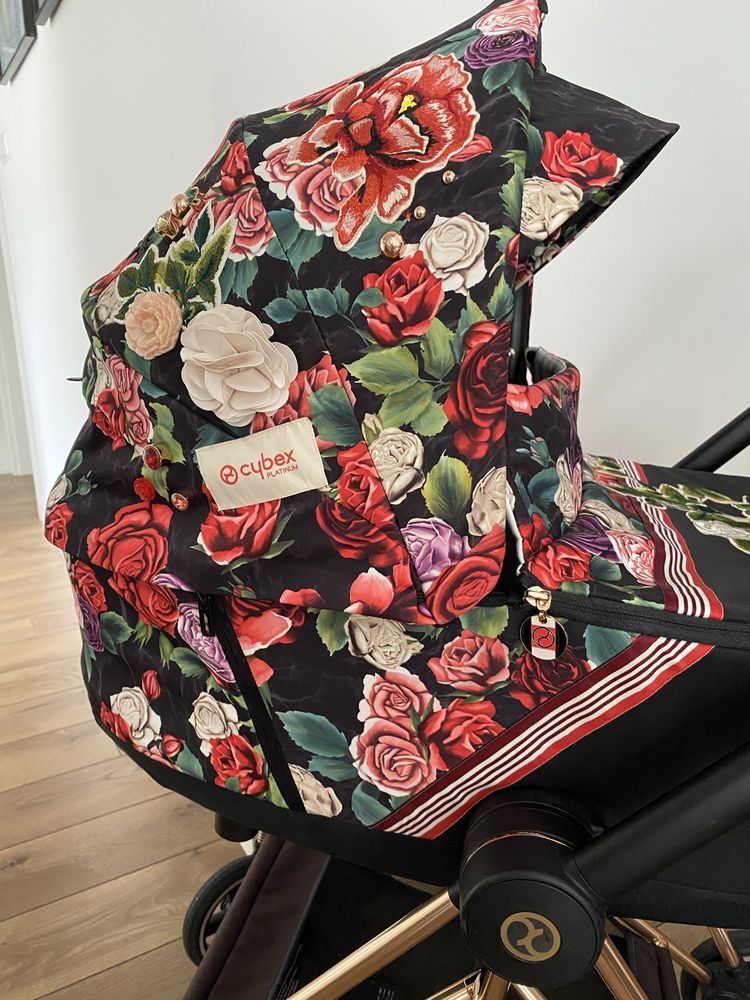Gondola Cybex Mios 2.0 Spring Blossom dark