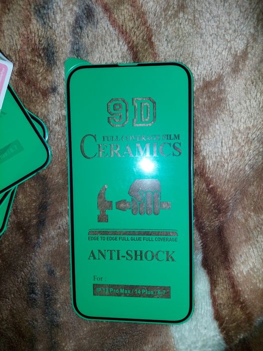 Захисне керамічне скло iphone 14 plus,13 pro max,13гідрогелева плівка