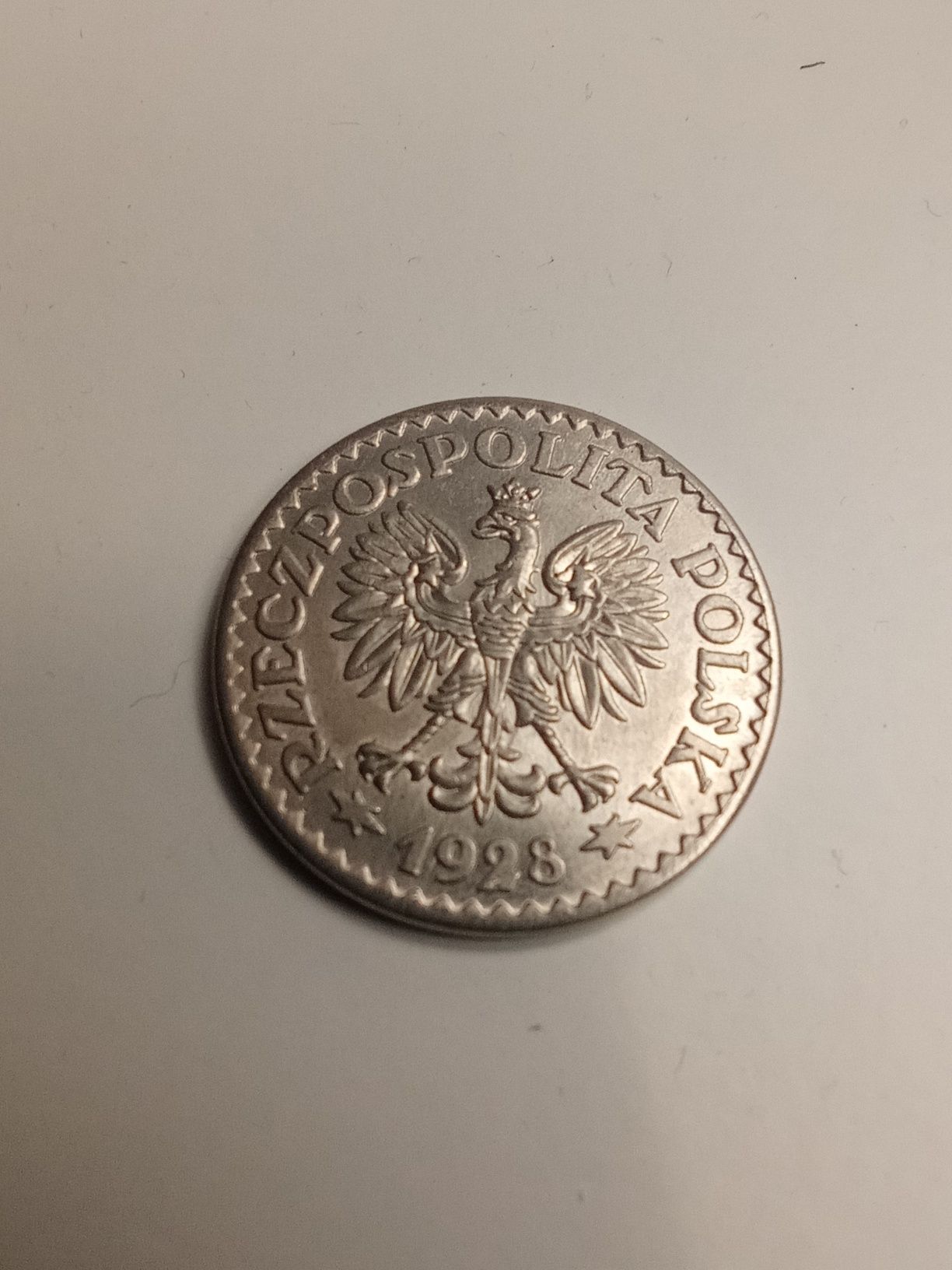 1 złotych 1928 rok wieniec zbożowy.kopia