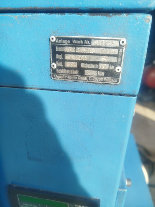 Sprężarka śrubowa Mahle MSK 15/10