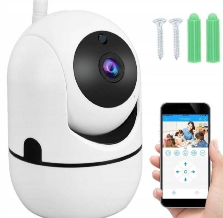 Kamera obrotowa wifi niania elektroniczna