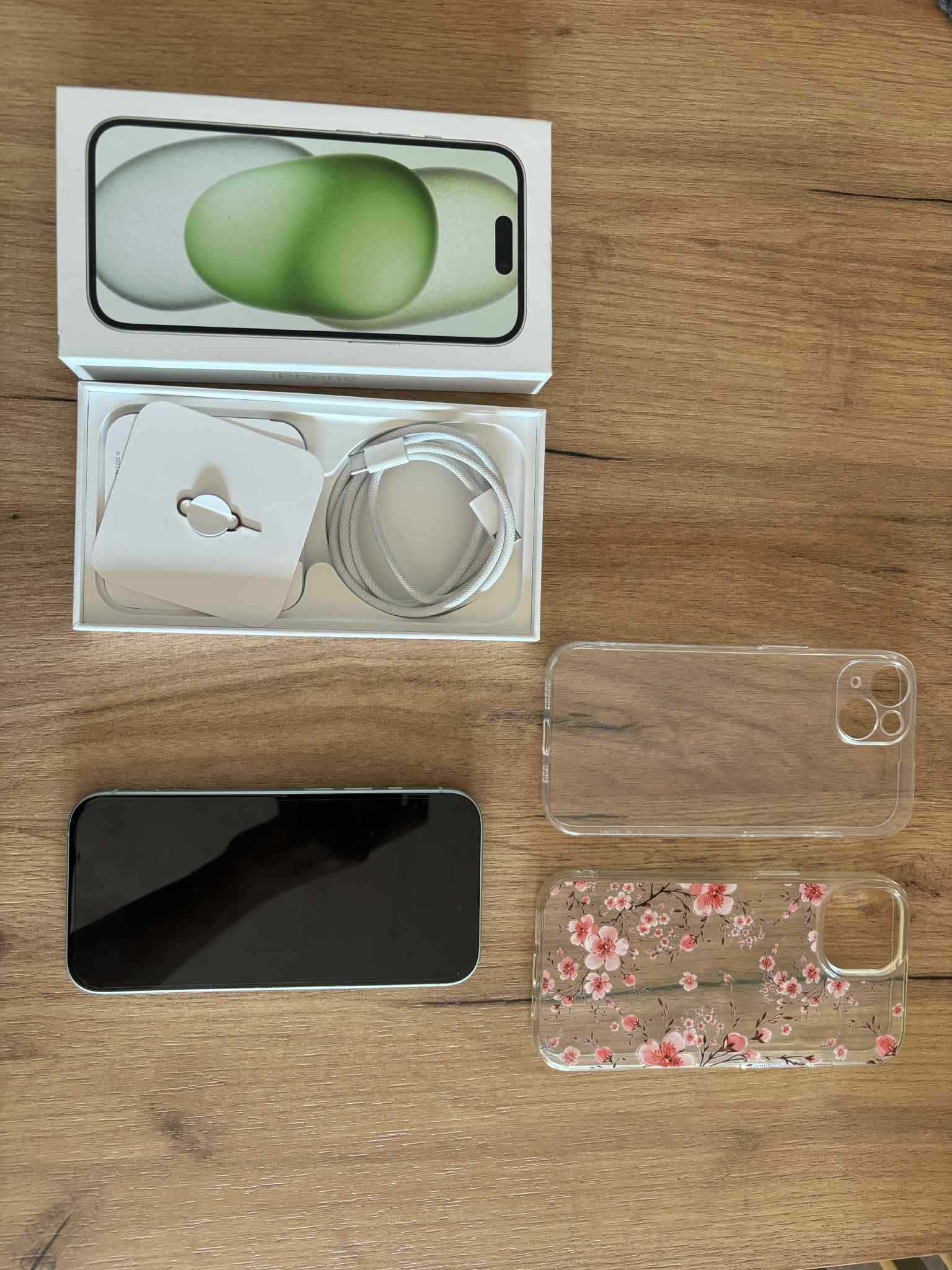Apple iPhone 15 128GB 6,1" 48Mpix Zielony