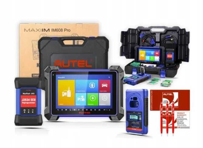 Autel IM608 Programator kluczy IMMO FLASH J2534 PL 2 LATA AKTUALIZACJA