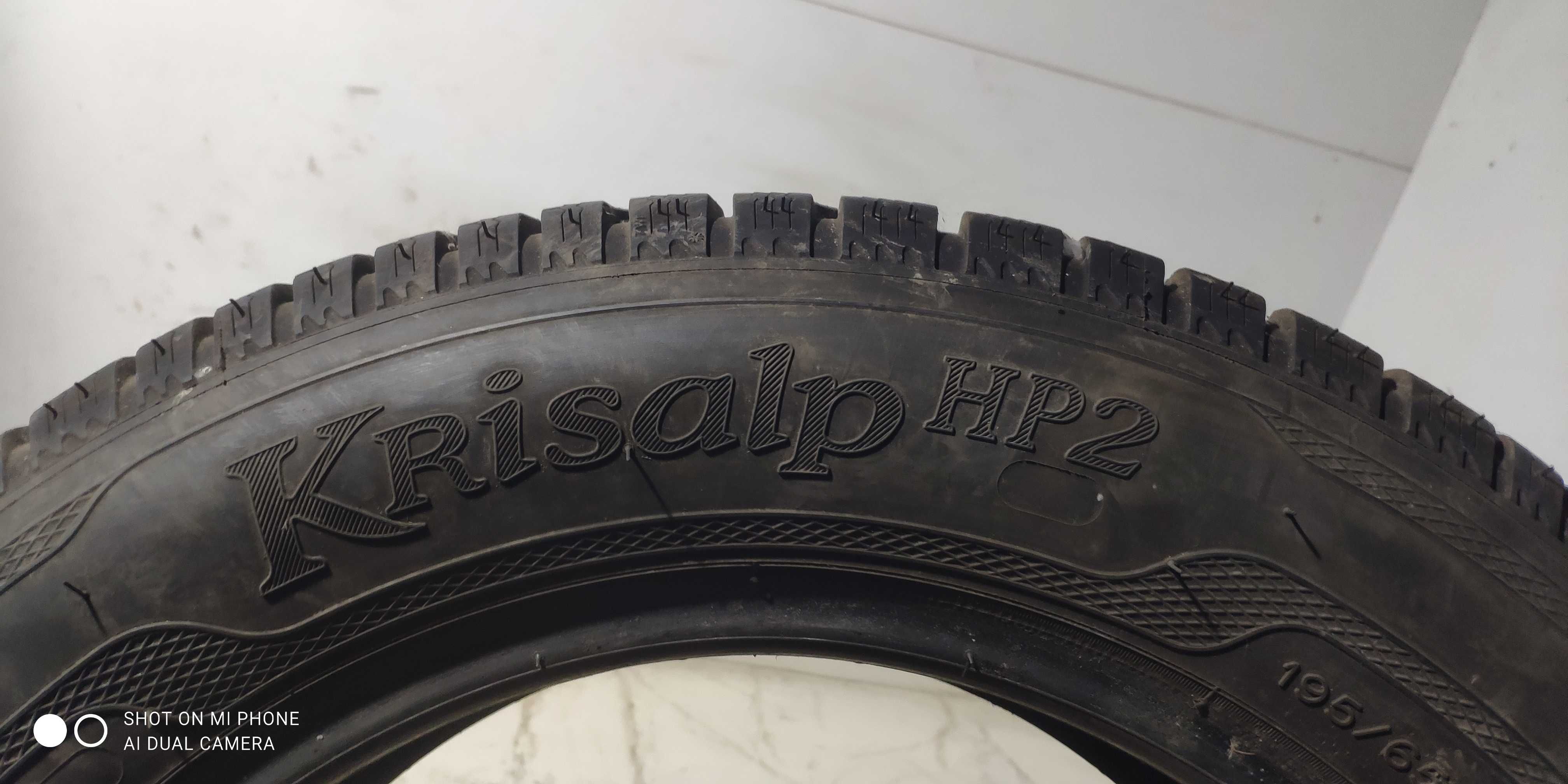 Opona 195/65R15 KLEBER KRISALP HP2 zimowa 1szt cała zdrowa zapas
