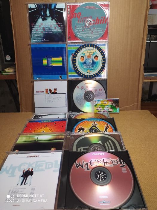 CD диски группы SCOOTER