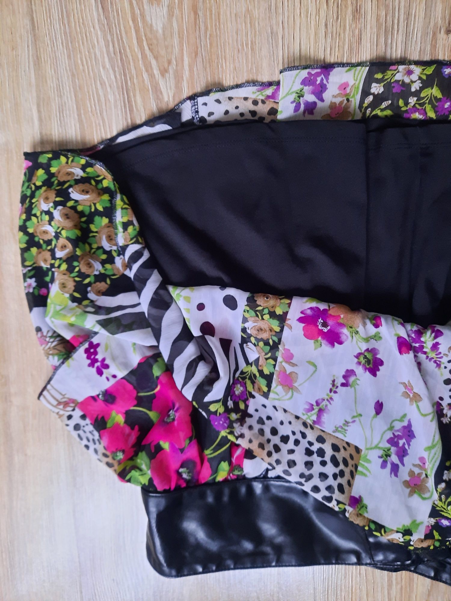 Spódnica mini, kolorowa spódniczka