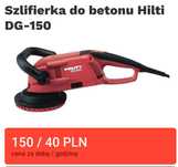Szlifierka do betonu Hilti festool wynajem