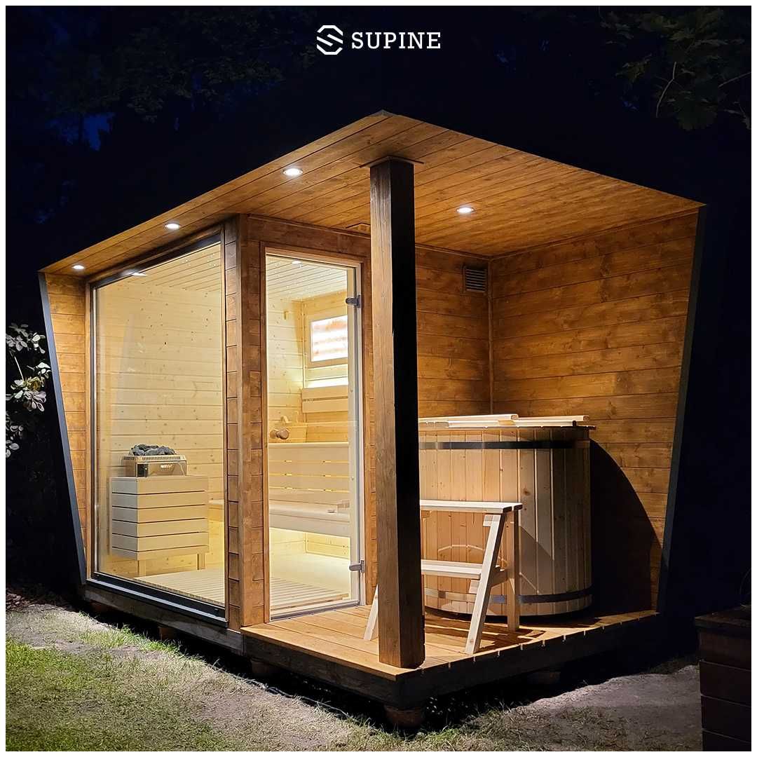 Sauna ogrodowa Leo 390 cm x 250 cm