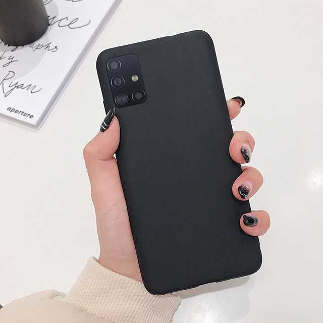 Silikonowe etui do Samsung A41 kolory back case