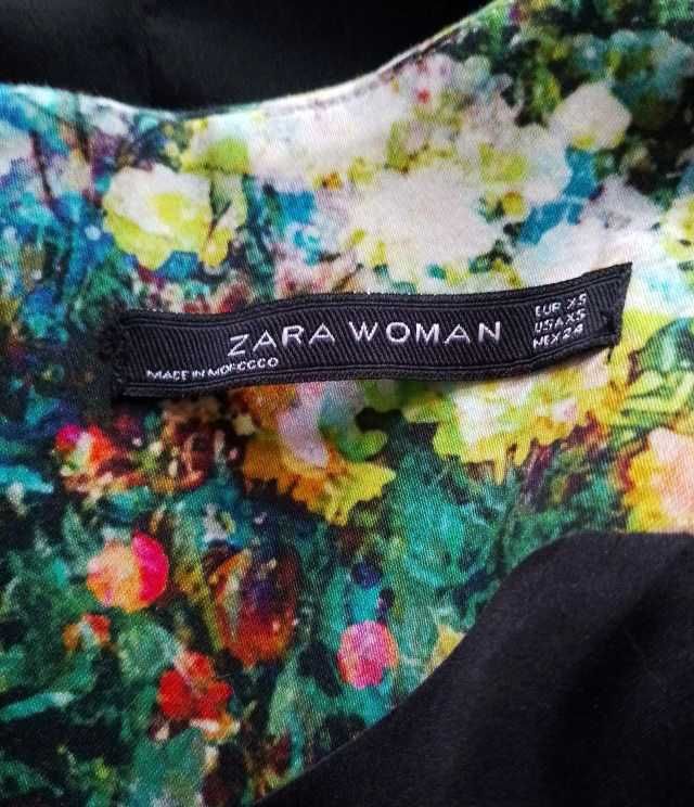 ZARA woman kultowa sukienka tulipan floral r. XS