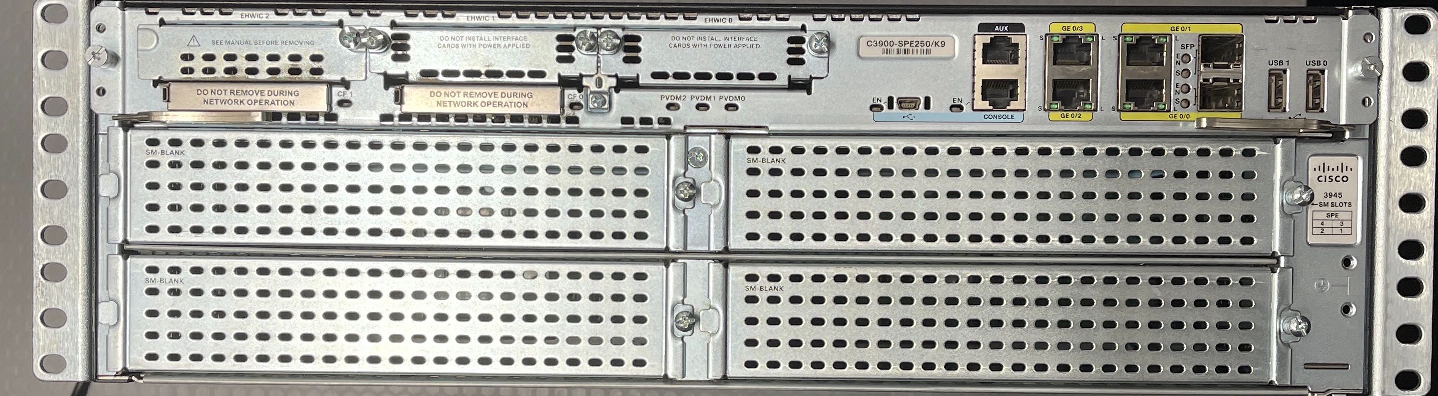 Маршрутизатор (роутер) Cisco 3925, 3945, 2911