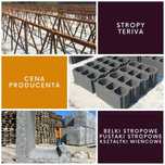 Strop Teriva - Bezpłatna wycena - Cena HURTOWA! Kształtki L,C,U