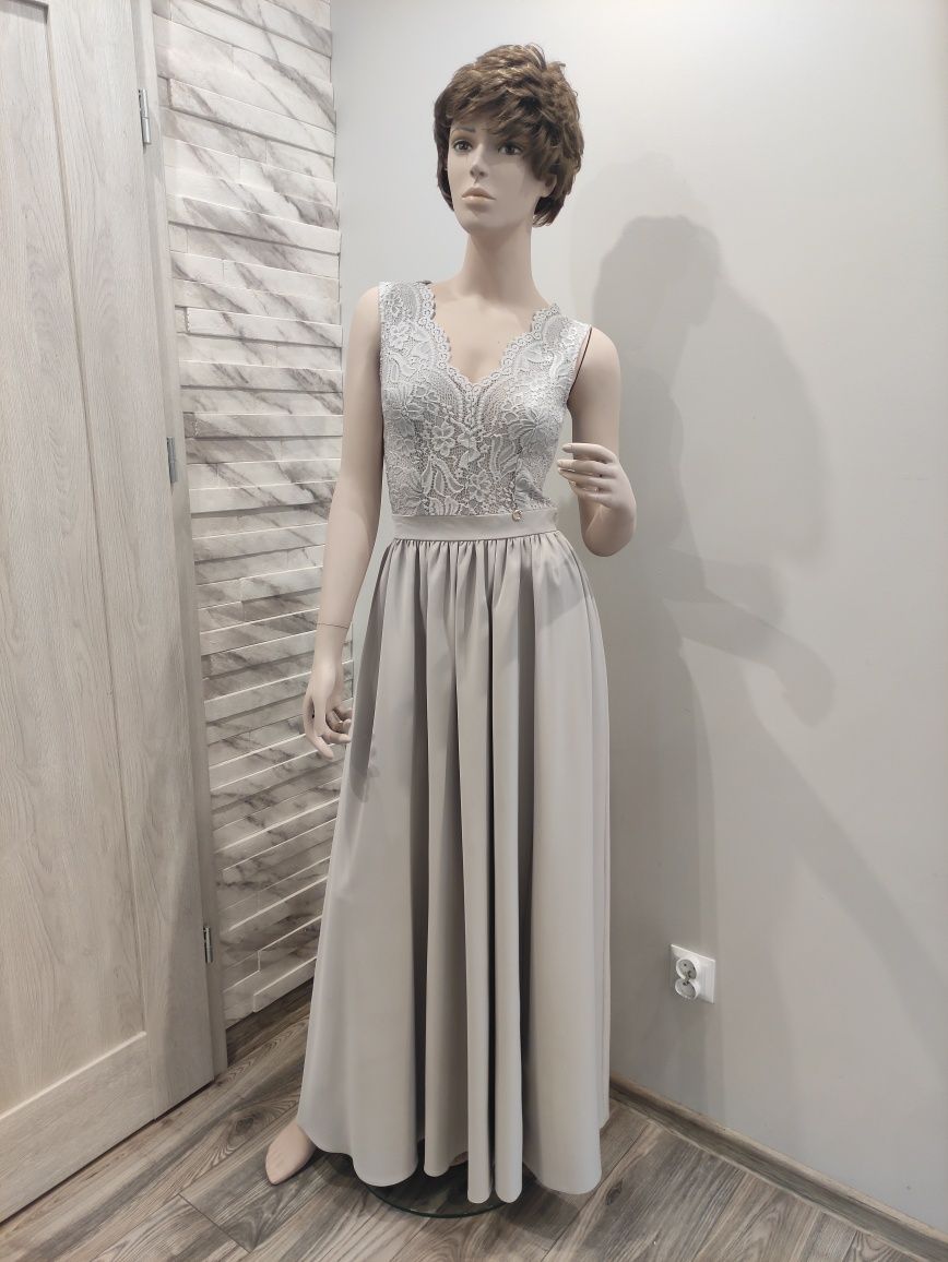 Nowa piękna sukienka maxi w rozmiarze XS polskiego producenta