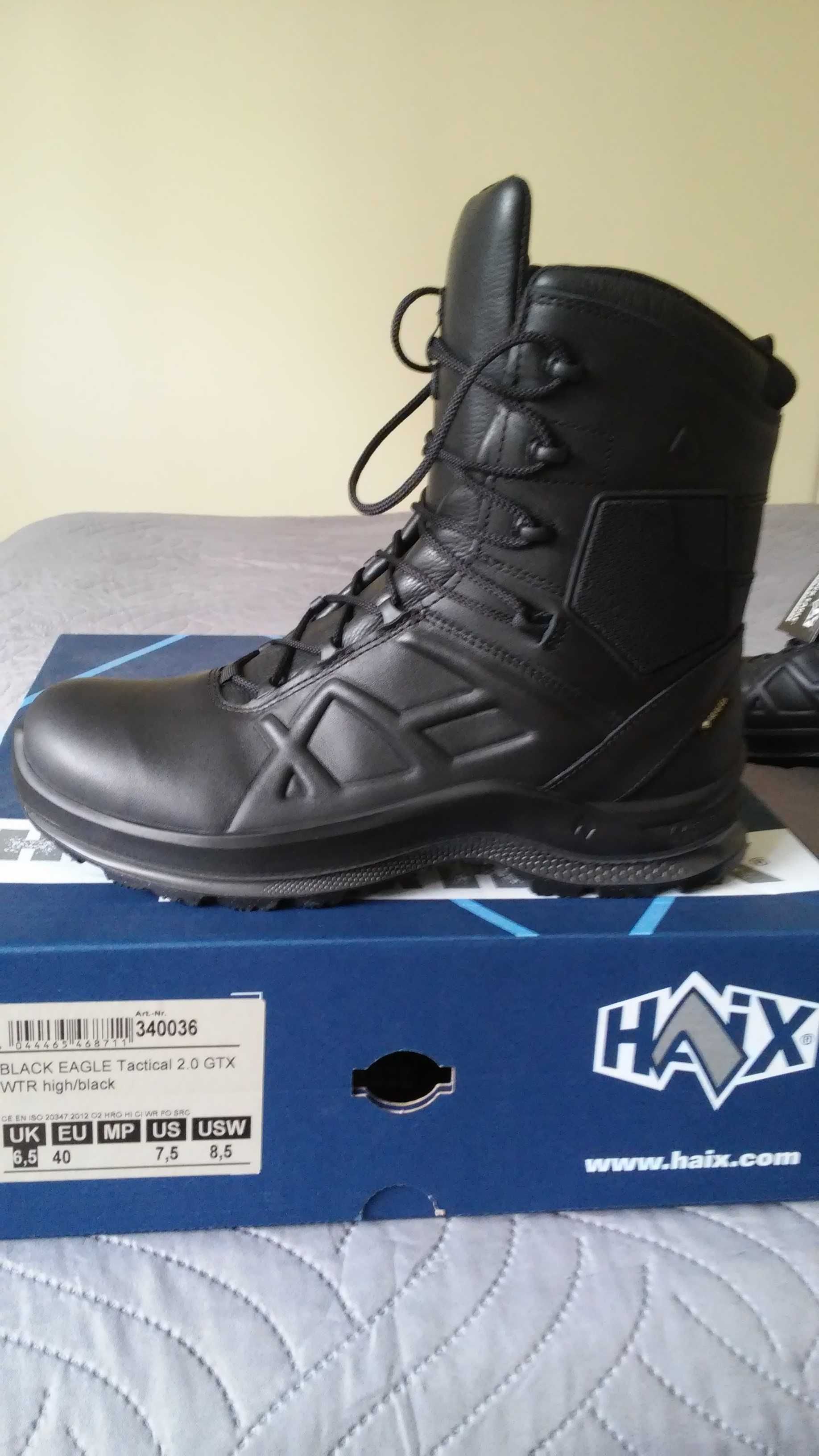 Buty HAIX black eagle tactical 2.0 GTX WTR