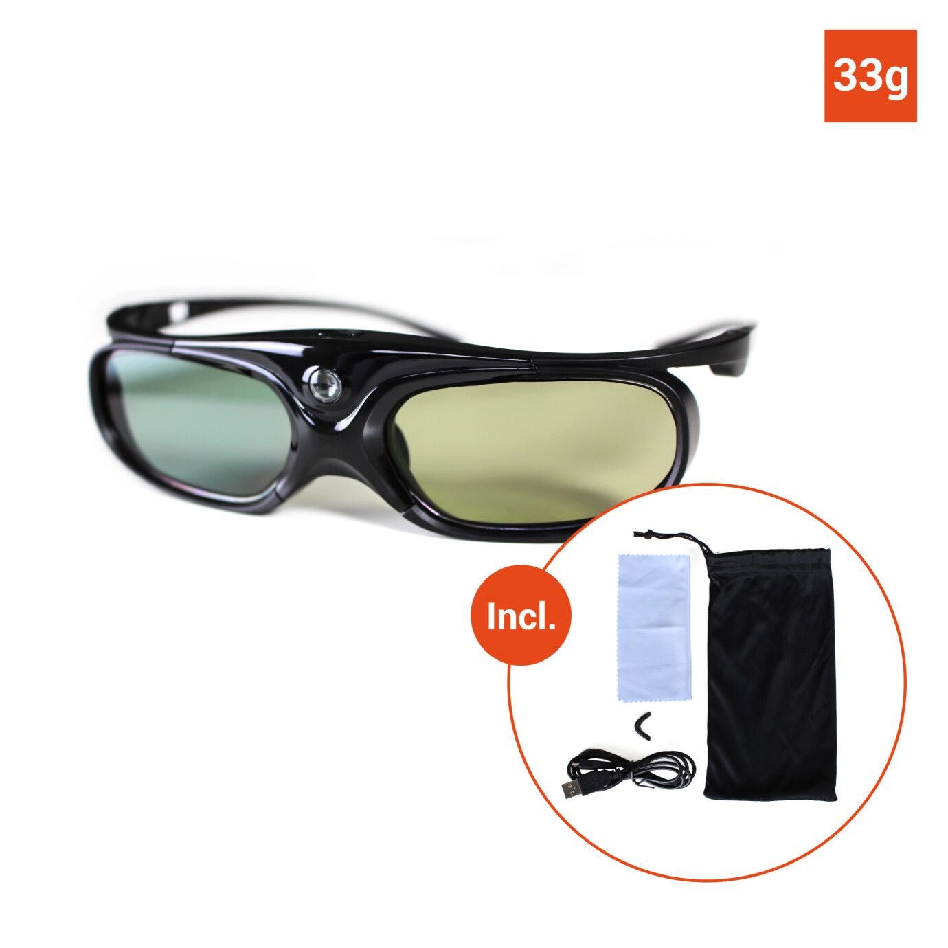 Aktywne migawkowe okulary 3D DLP-Link 144Hz do projektorów DLP Nowe!