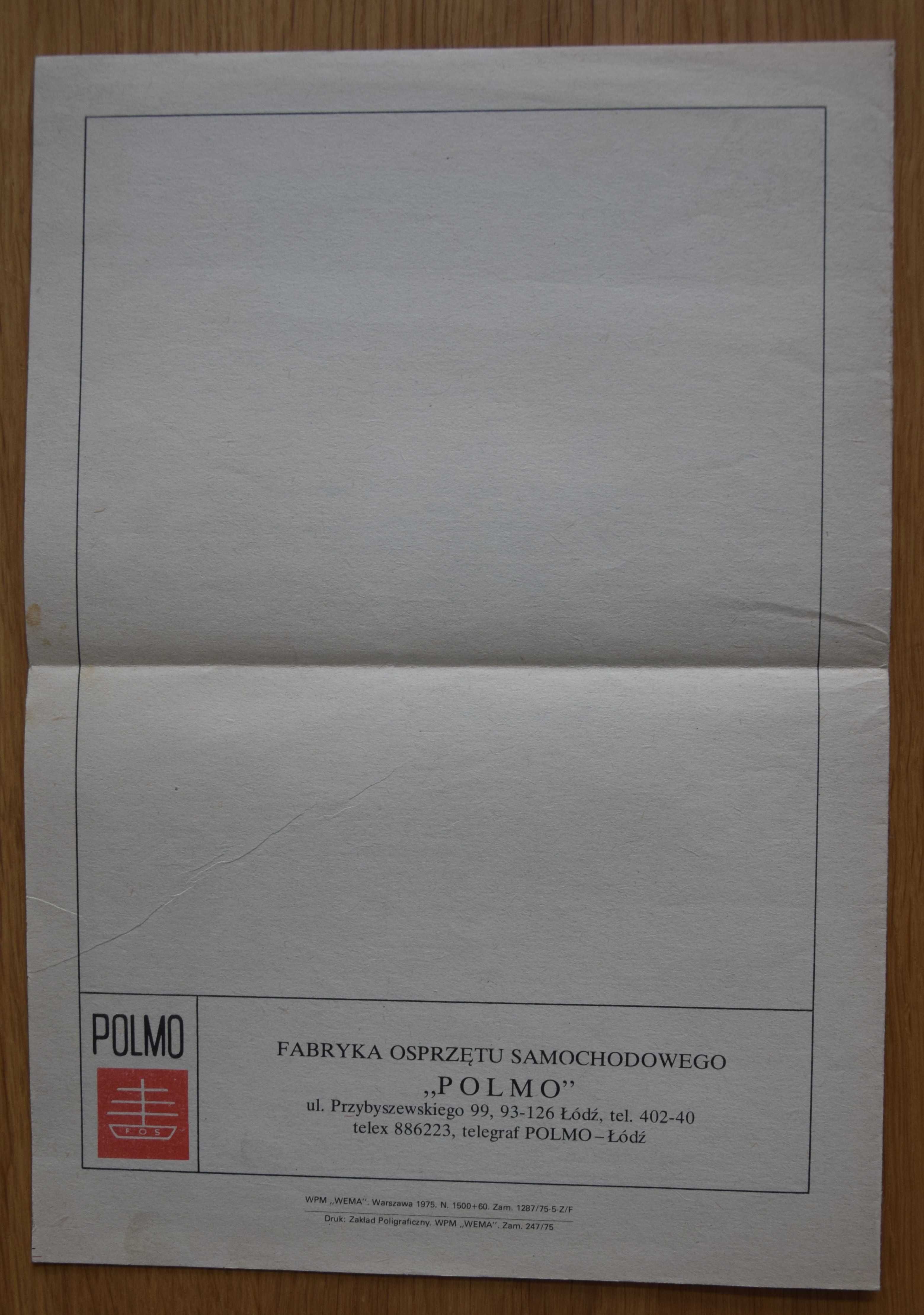 Instrukcja pompy paliwowej FIAT 125p