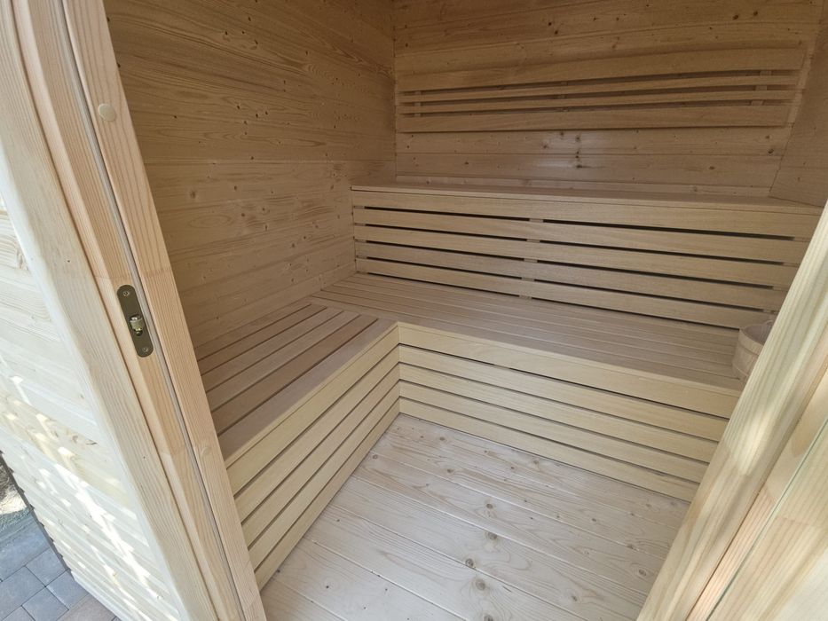 Zewnętrzna Sauna fińska model Kopenhaga 2