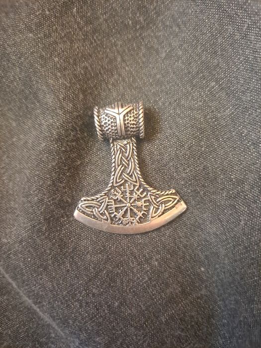 TOPÓR WIKINGÓW nordycki hersir srebro 925 młot