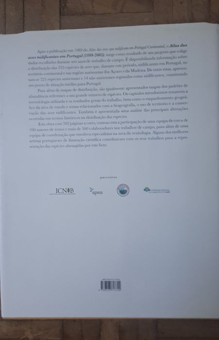 Atlas das aves nidificantes Portugal