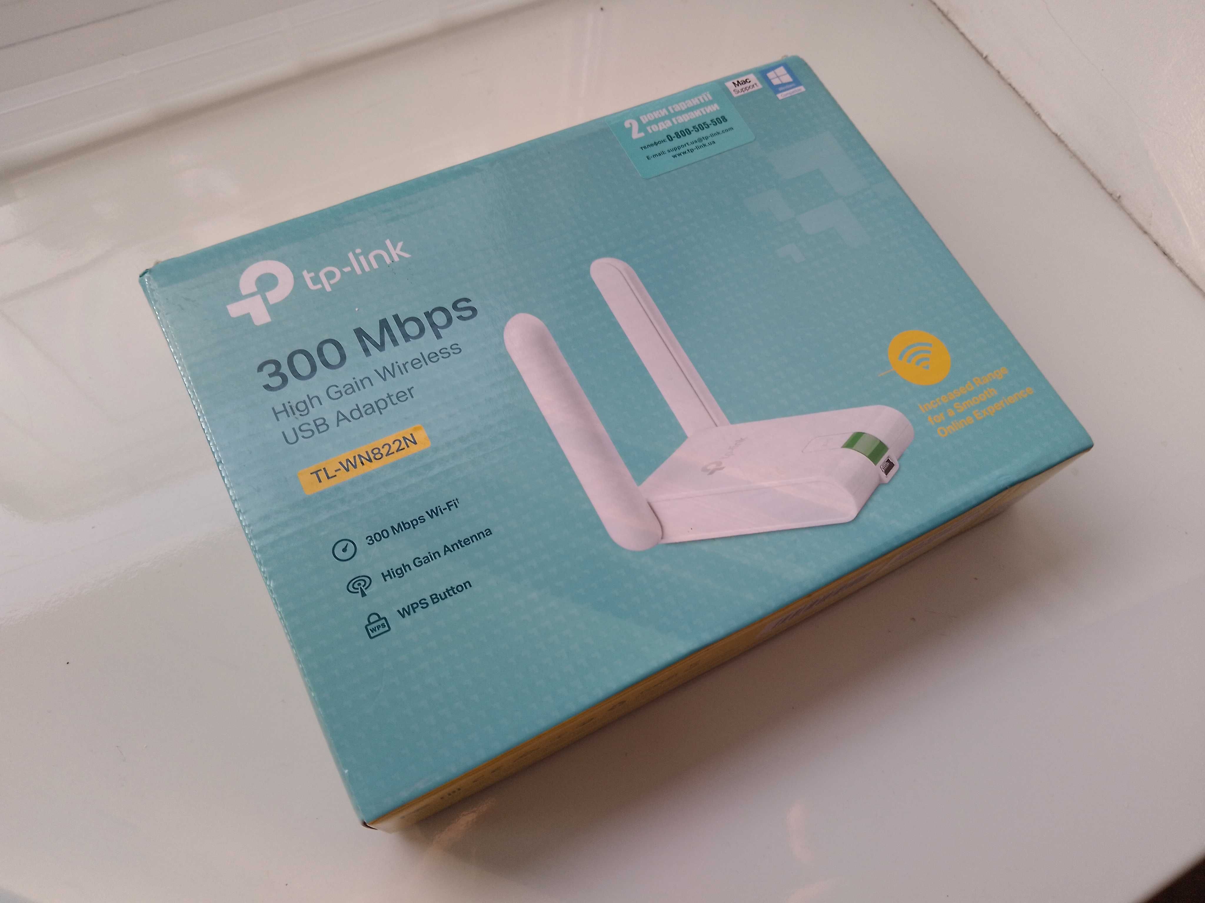 Wi-Fi адаптер мережева карта TP-LINK TL-WN822N