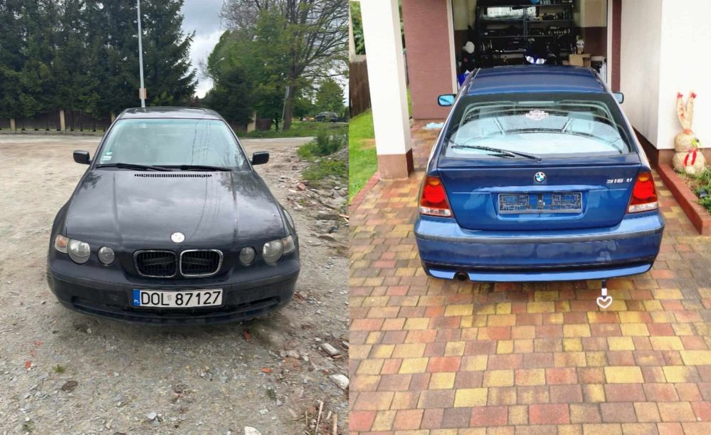 BMW E46 compact(druga taka sam w cenie)