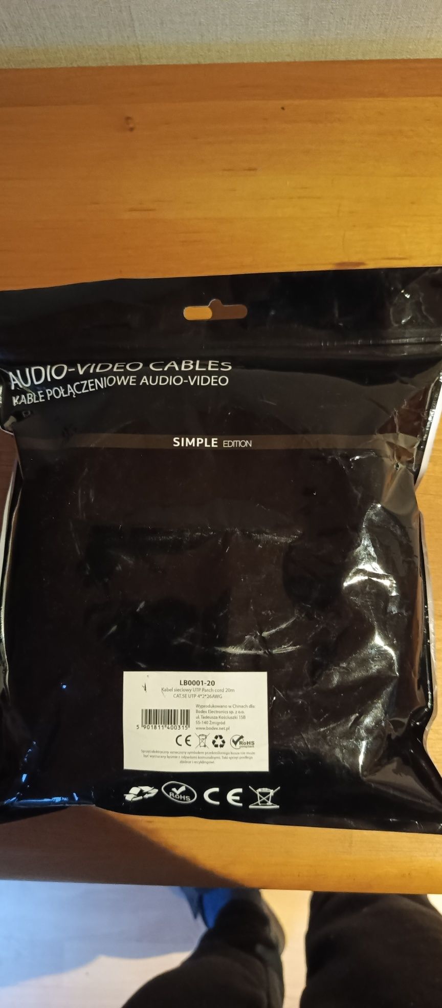 Kabel ethernet 20m