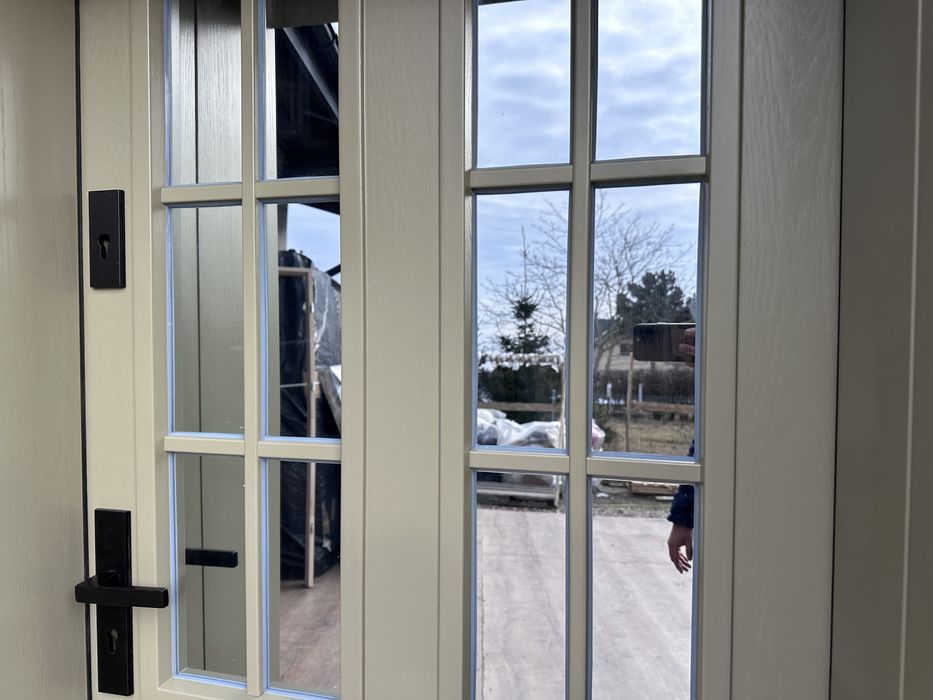 Drzwi zewnętrzne drewniane Na Wymiar nietypowe Montaż Cała Polska