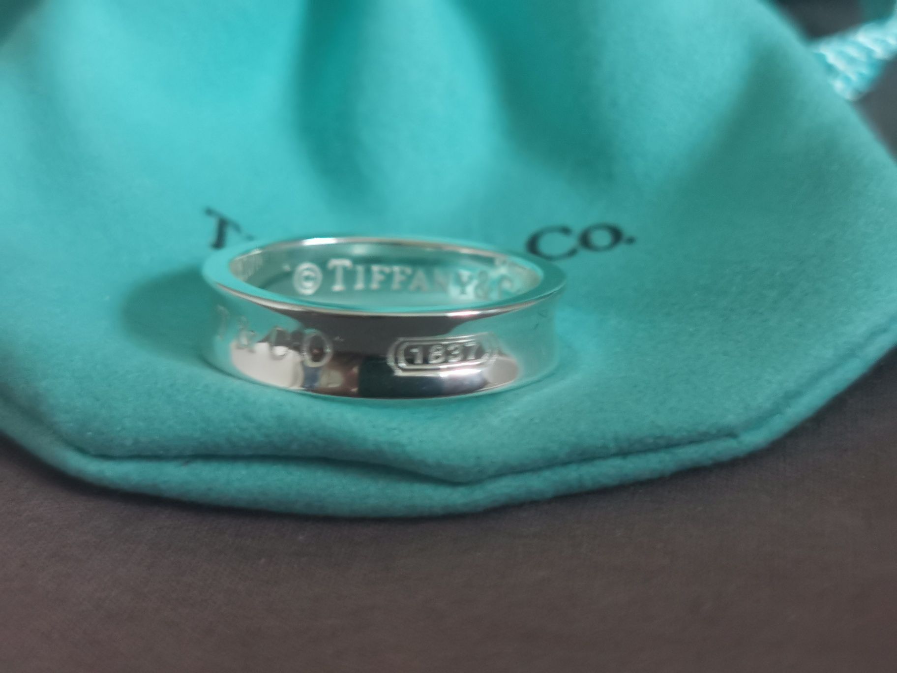 Pierscionek Tiffany & Co Srebro ring silver