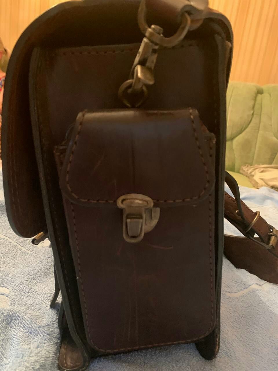 Портфель  сумка кожаный