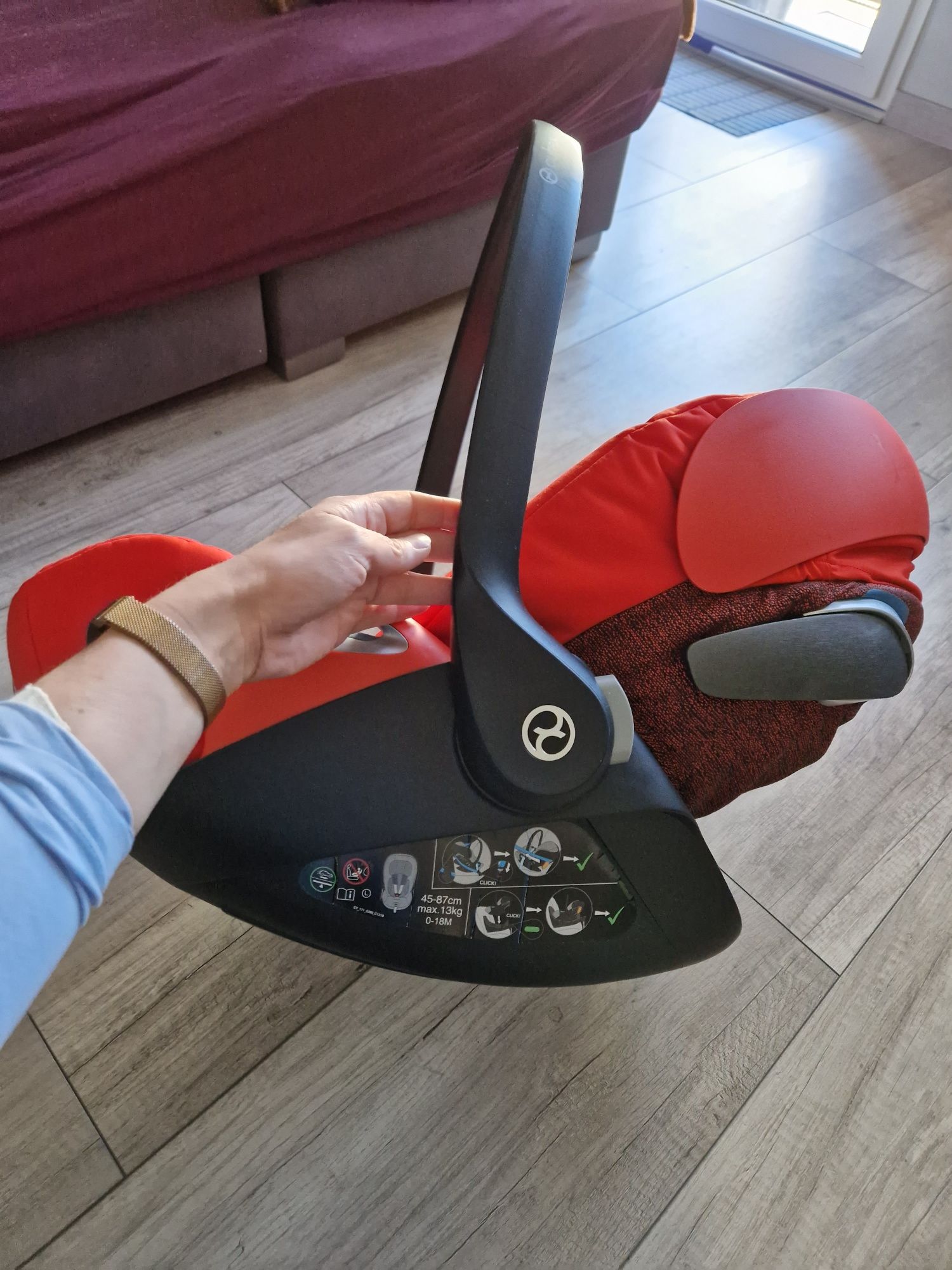 Fotelik nosidełko cybex cloud Z i-size platinum