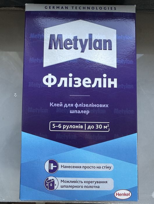 Клей для флізелинових шпалер Metylan