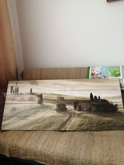 Duży Obraz, nadruk na deskach