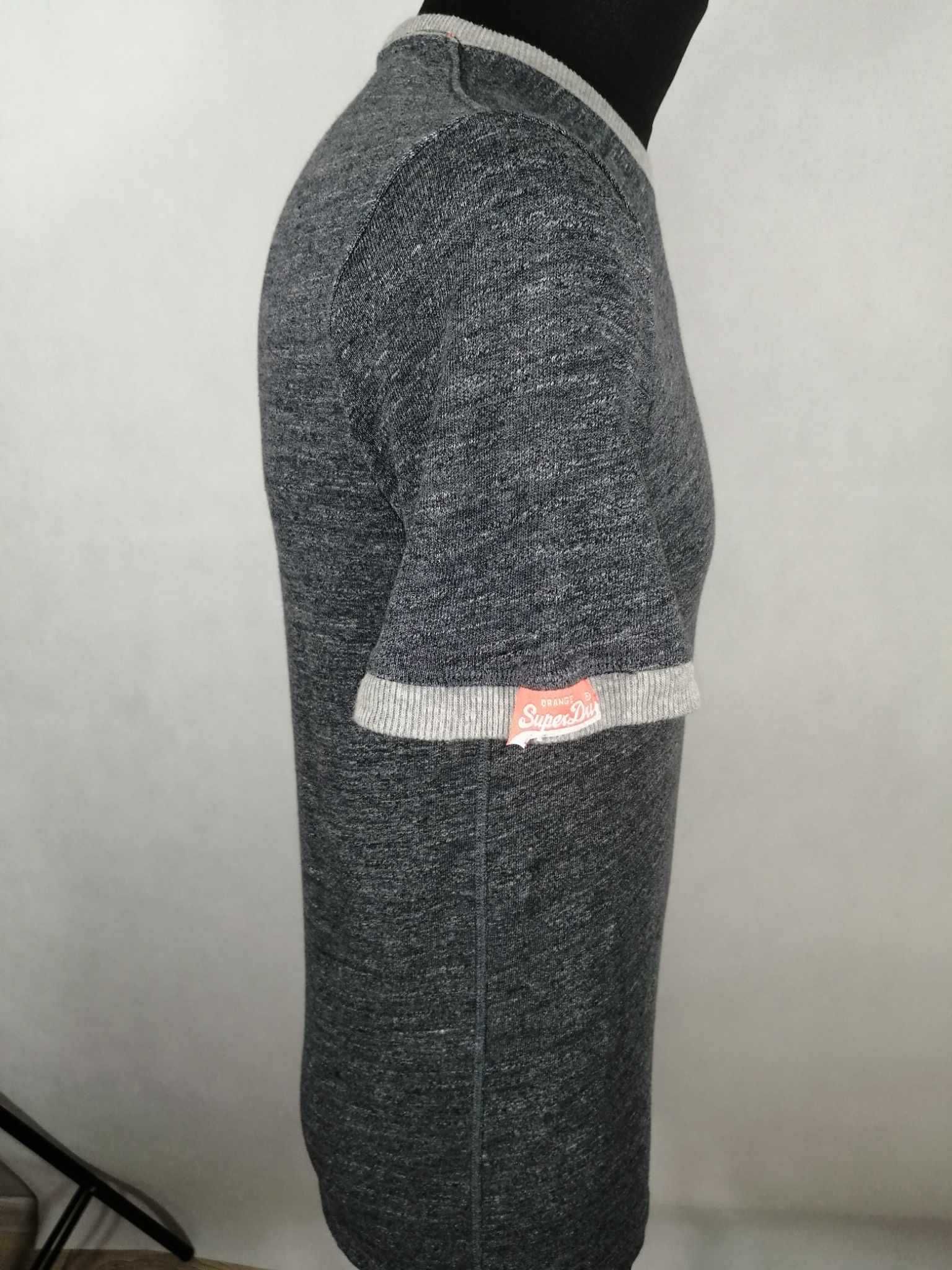 SUPERDRY Vintage Orange Label Koszulka Męska M Oryginalna Super Stan