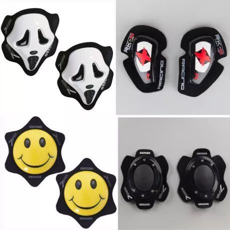 Sliders deslizadores para fato de moto, marca Oxford proteção joelho