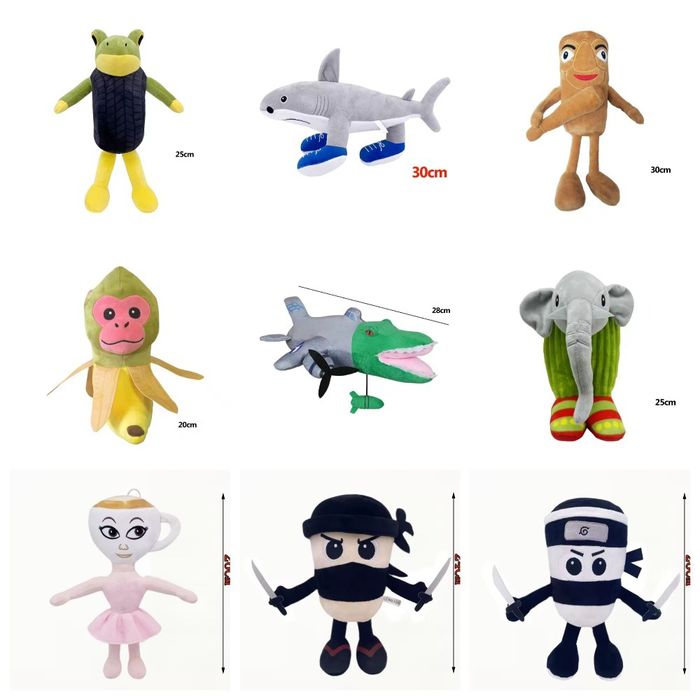 Тралалело Тралала Тунг Тунг Тунг Сахур італійський мем м’яка  іграшка