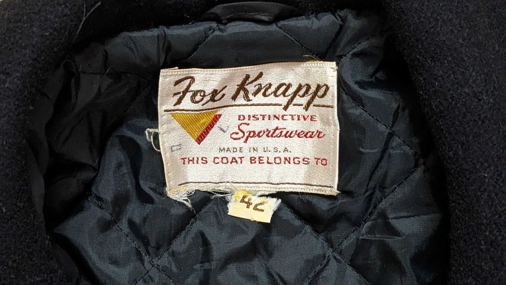 Винтажный бушлат Fox Knapp Peacoat, 60-70 годы