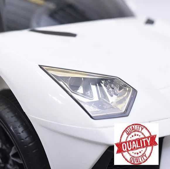 Carro eletrico tipo Lamborguini branco para crianças brinquedo NOVO