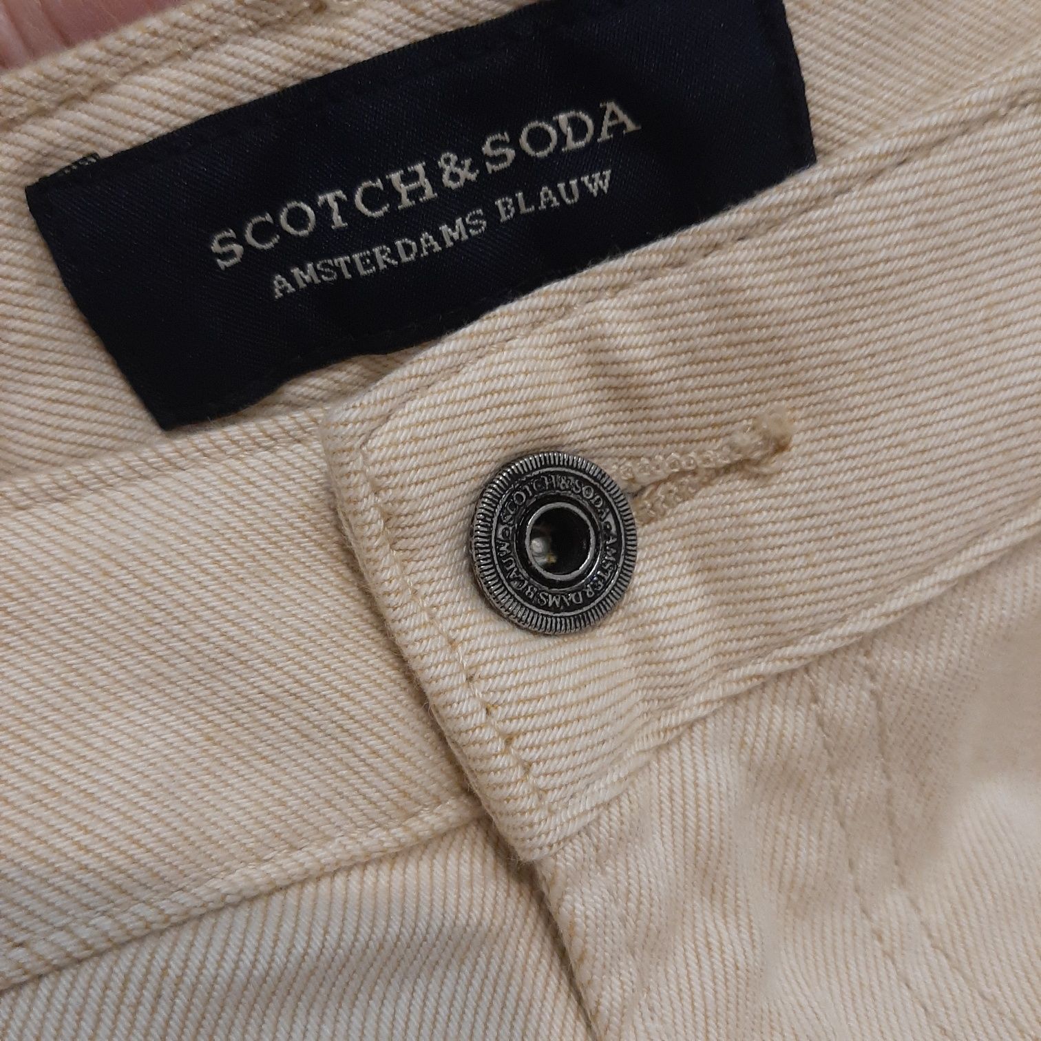 Кремові джинси Scotch & Soda 34/32