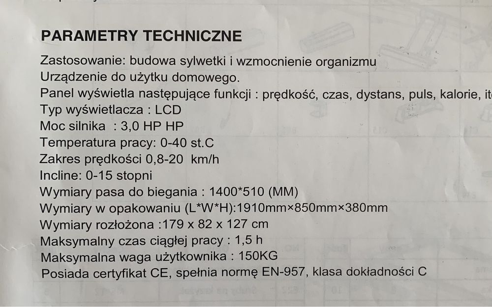 Bieznia elektryczba HERTZ Prestige