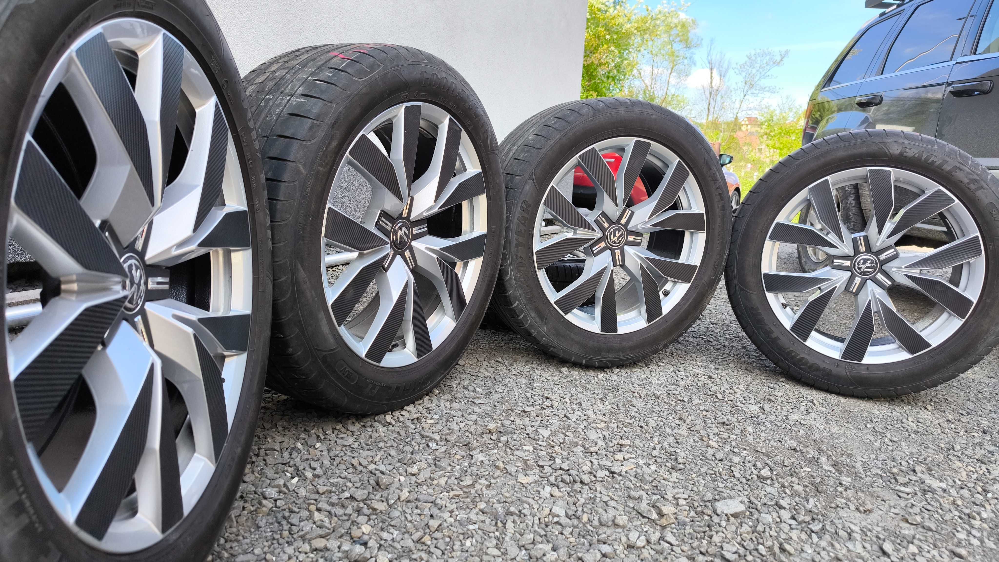 Koła VW Touareg Audi Q5 SQ5 Q7 Q8 A8 20 cali 5x112 ET33 Opony 285/45