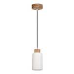Lampa sufitowa wisząca Bosco (biała - drewniana)