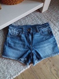 116cm spodenki jeansowe Next, szorty dziewczęce 5-6 lat