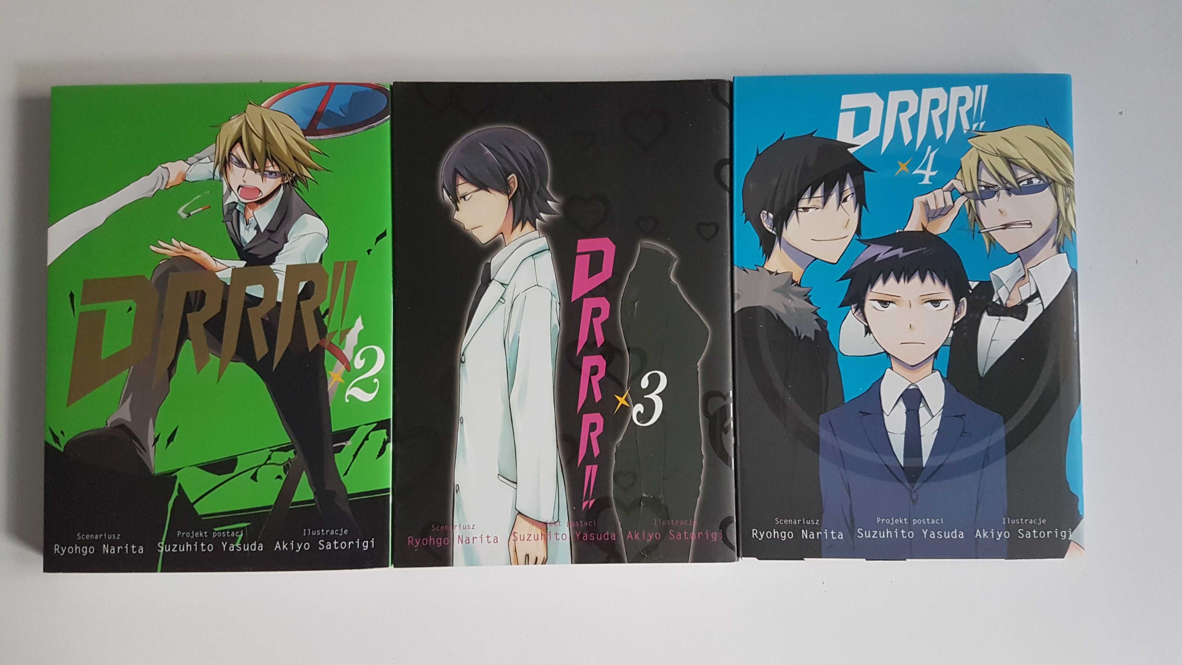 Manga Durarara (Drrr!!) tomy 2, 3, 4 (cena za całość)