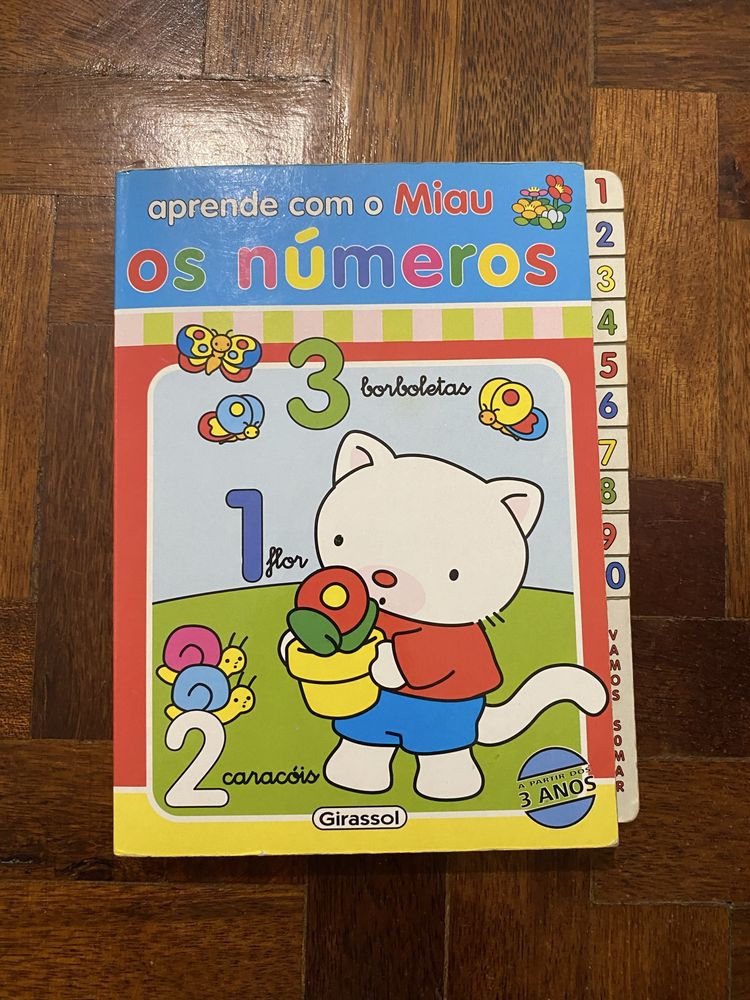 Livro "Aprende com o Miau, os números"