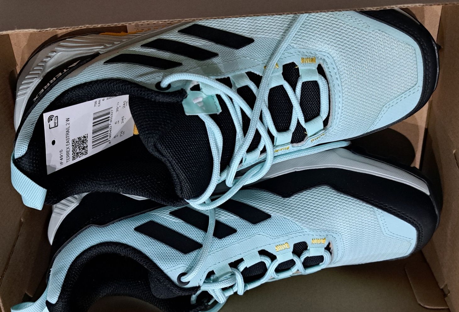 Buty adidas terrex eastril 39 1/3 miętowe trekkingowe turystyczne now