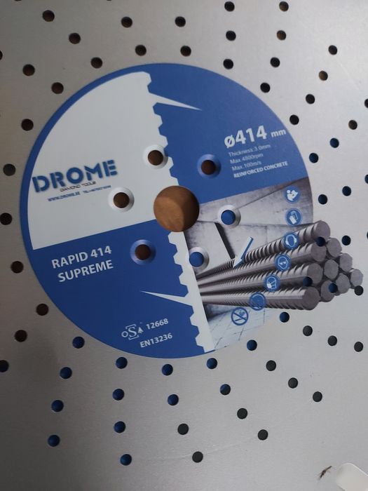 Алмазний диск для бензоріза по залізобетону Drome Rapid 414 Supreme